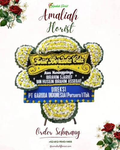Papan Bunga Duka di Bojongloa Kaler