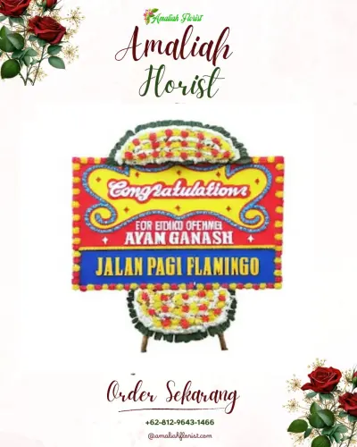 Bunga Papan Congratulation di Bojongloa Kaler